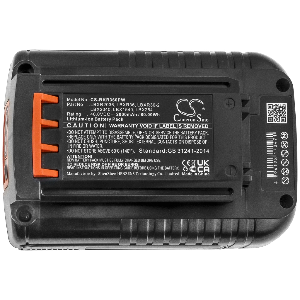 Industribatteri Black & decker CS-BKR360PW
