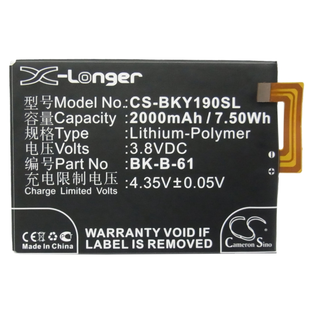 Mobiltelefonbatteri BBK CS-BKY190SL