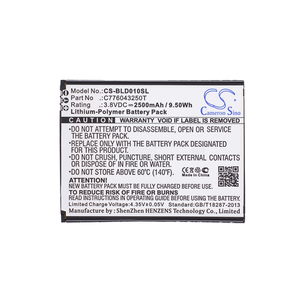 Mobiltelefonbatteri BLU CS-BLD010SL