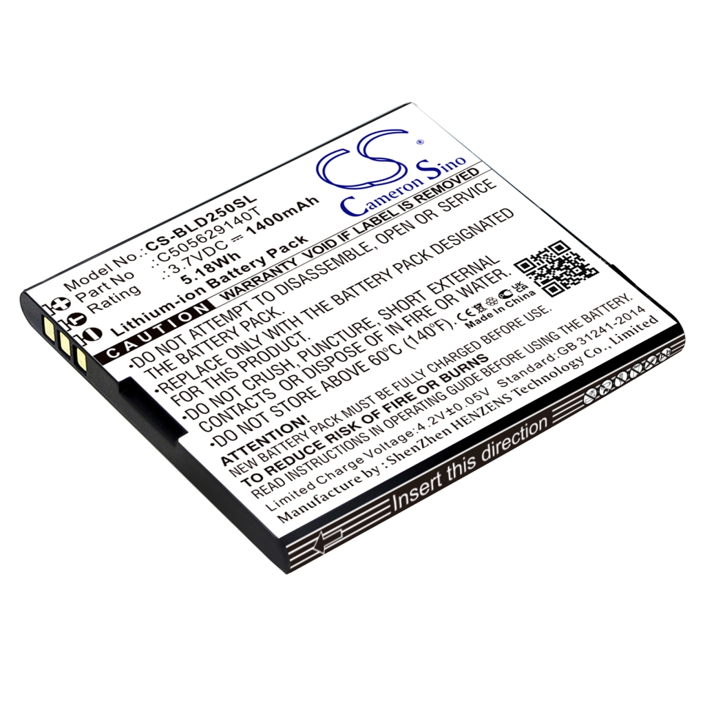 Mobiltelefonbatteri BLU CS-BLD250SL