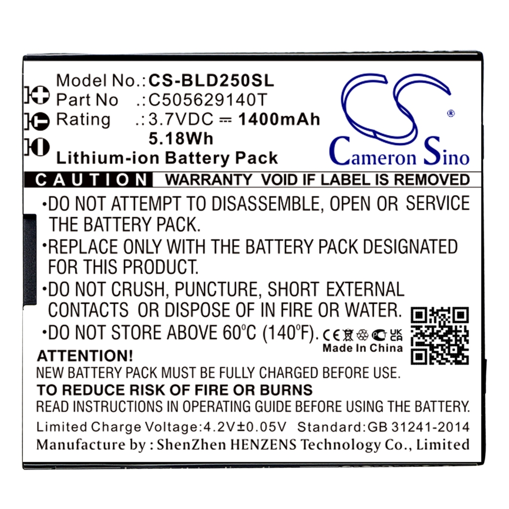 Mobiltelefonbatteri BLU CS-BLD250SL