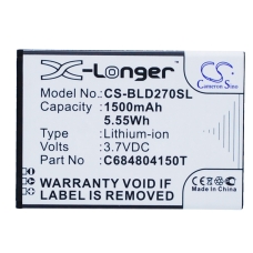 Kompatibel batteriudskiftning til BLU C6804804150T,C684804150T