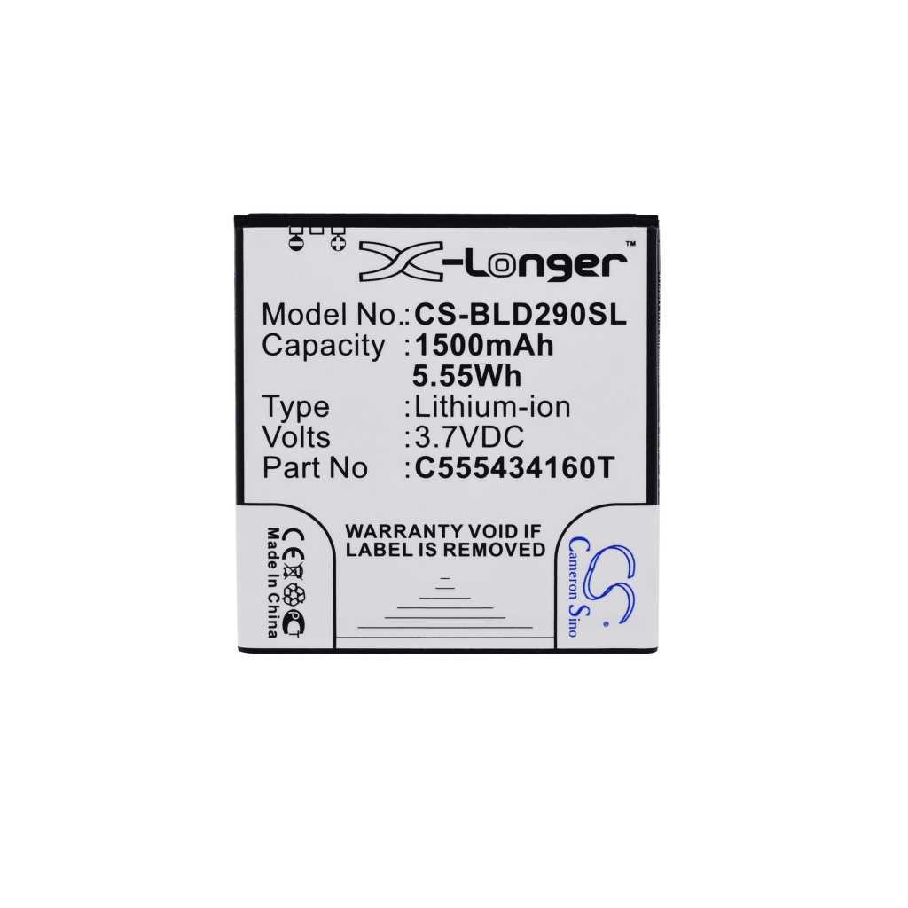 Batteri kompatibel med BLU CS-BLD290SL