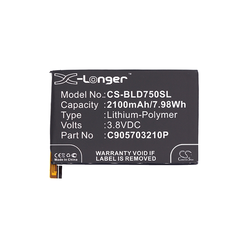 Mobiltelefonbatteri BLU CS-BLD750SL