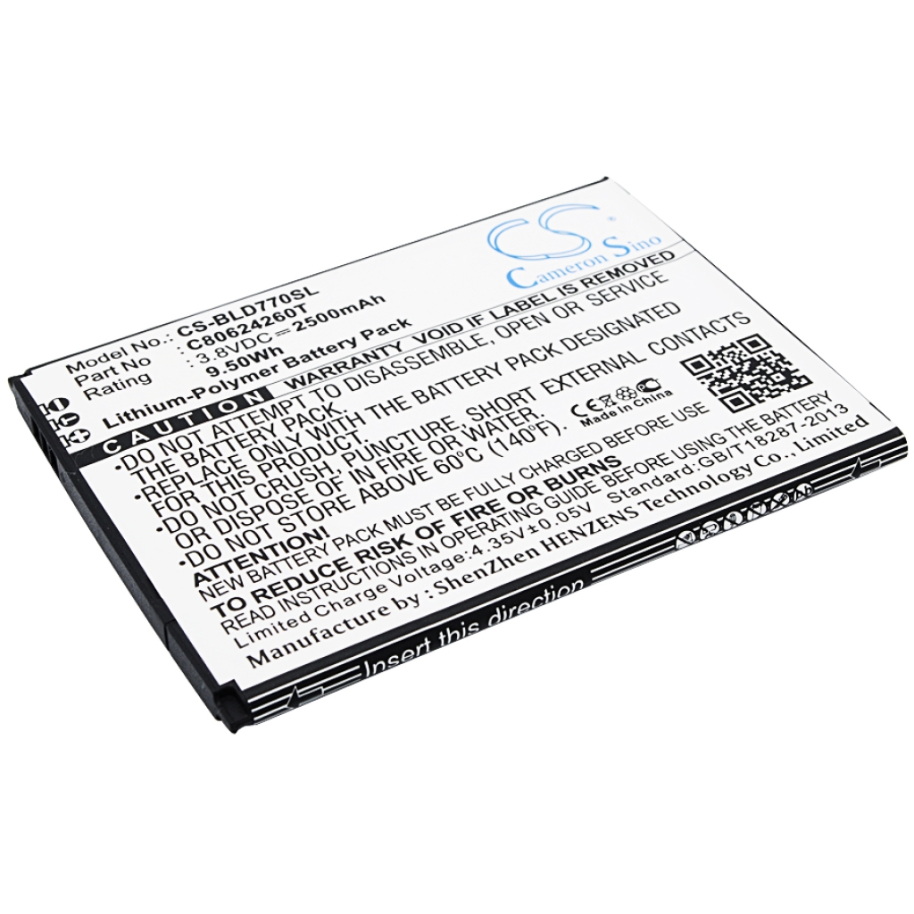 Mobiltelefonbatteri BLU CS-BLD770SL