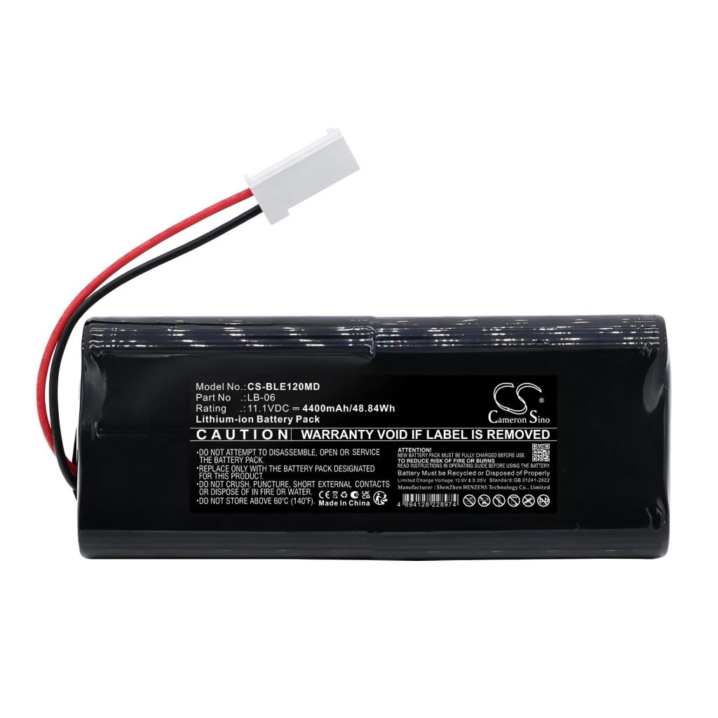 Batteri kompatibel med Biolight CS-BLE120MD