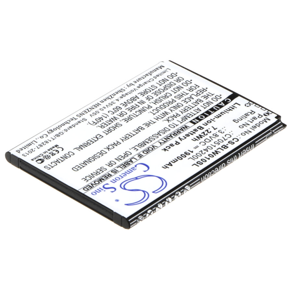 Batteri kompatibel med BLU CS-BLW010SL