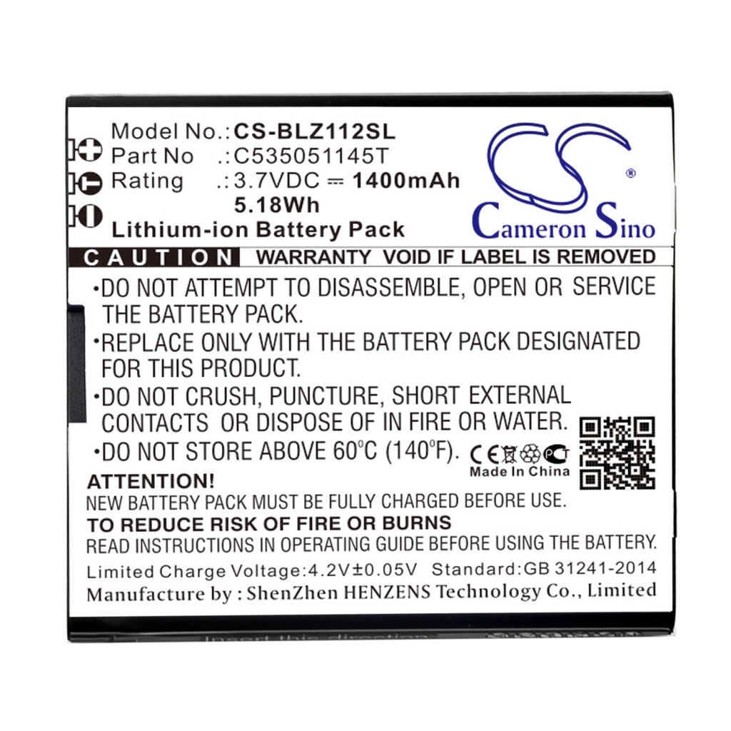 Mobiltelefonbatteri BLU CS-BLZ112SL