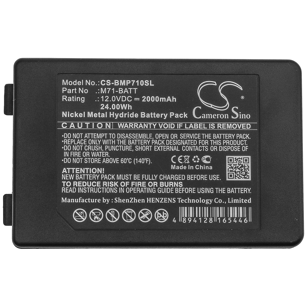 Printerbatteri Brady CS-BMP710SL