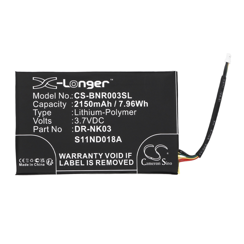 Batteries Ebook, eReader Battery CS-BNR003SL