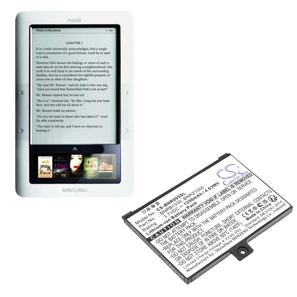 E-bog Barnes & noble CS-BNR005SL