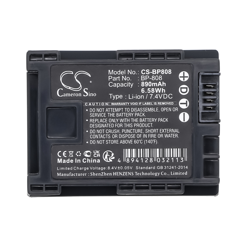 Kamerabatteri Canon CS-BP808