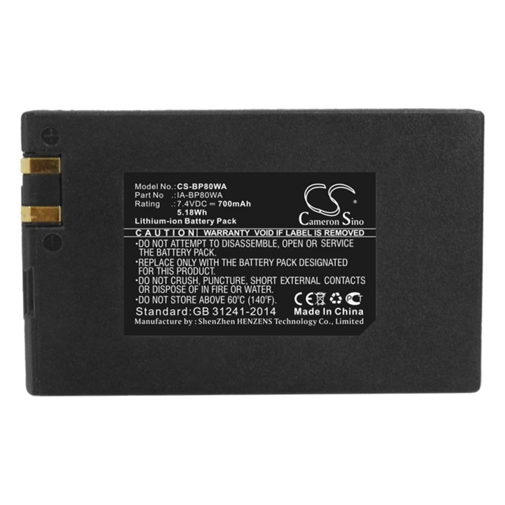 Batteri kompatibel med Samsung CS-BP80WA