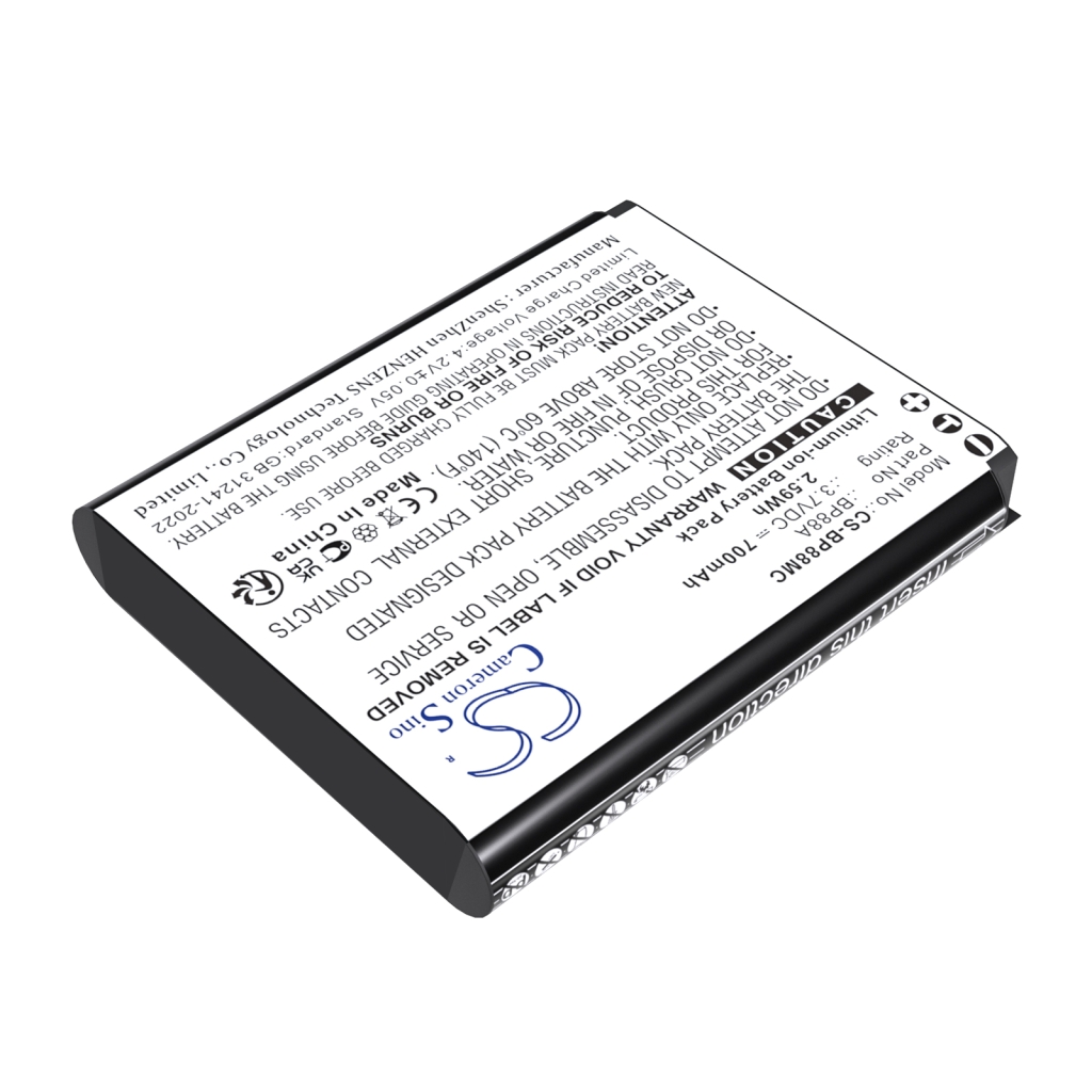 Compatible battery replacement for Samsung BP88A