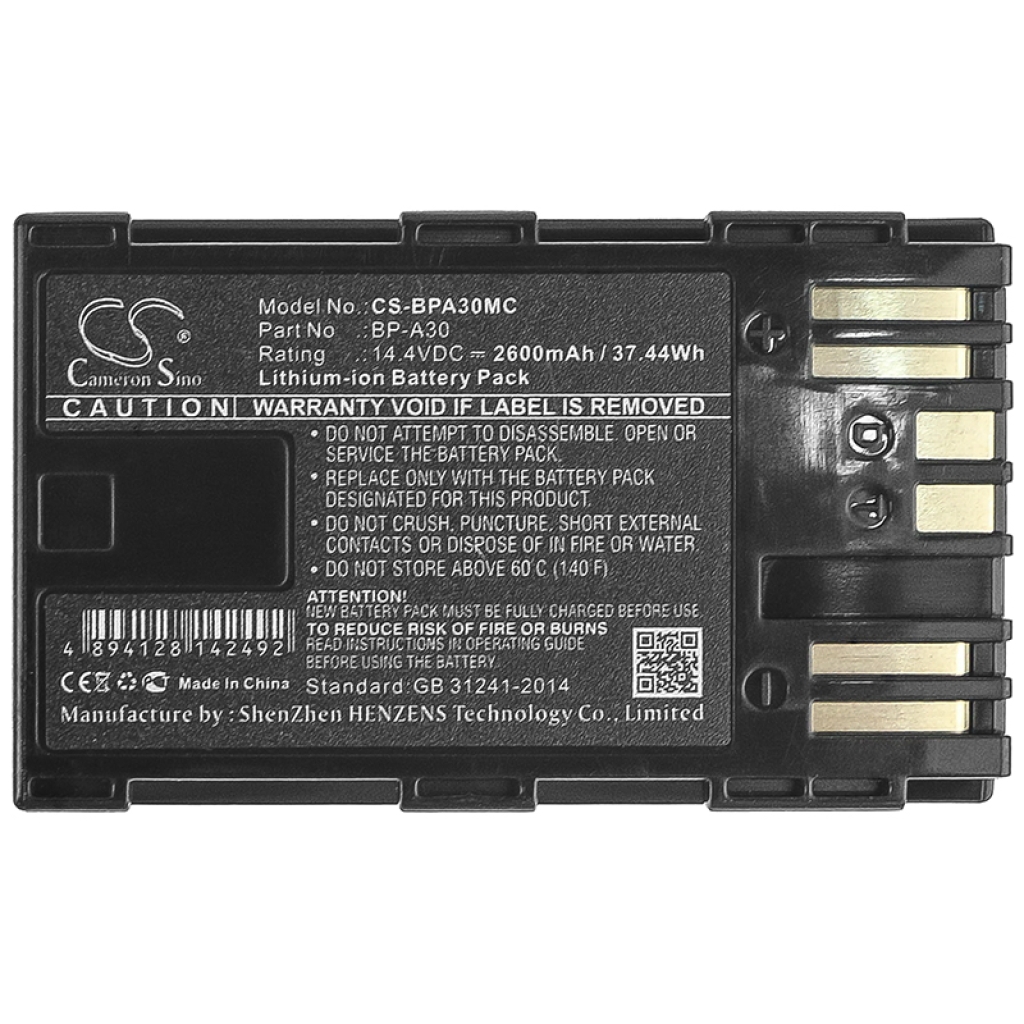 Kamerabatteri Canon CS-BPA30MC