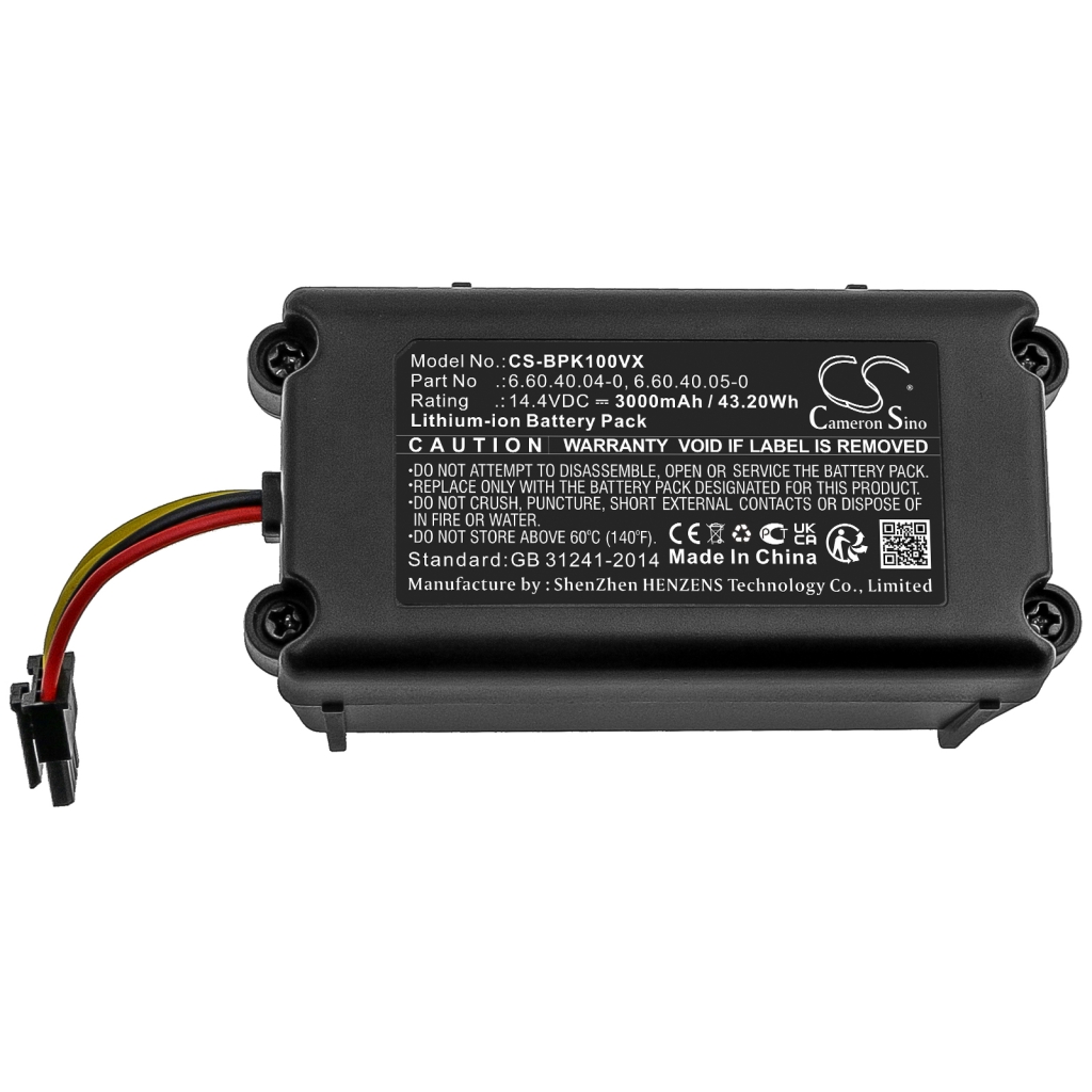 Vacuum Battery Zoef robot CS-BPK100VX