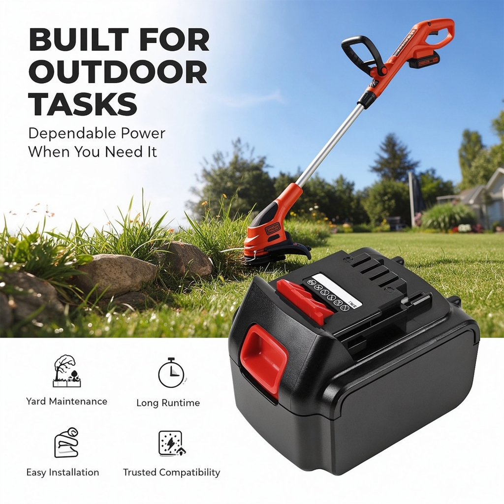 Batterier kompatibel med Black & Decker ASL146BT12A ASL146BT12A CS-BPL114PH