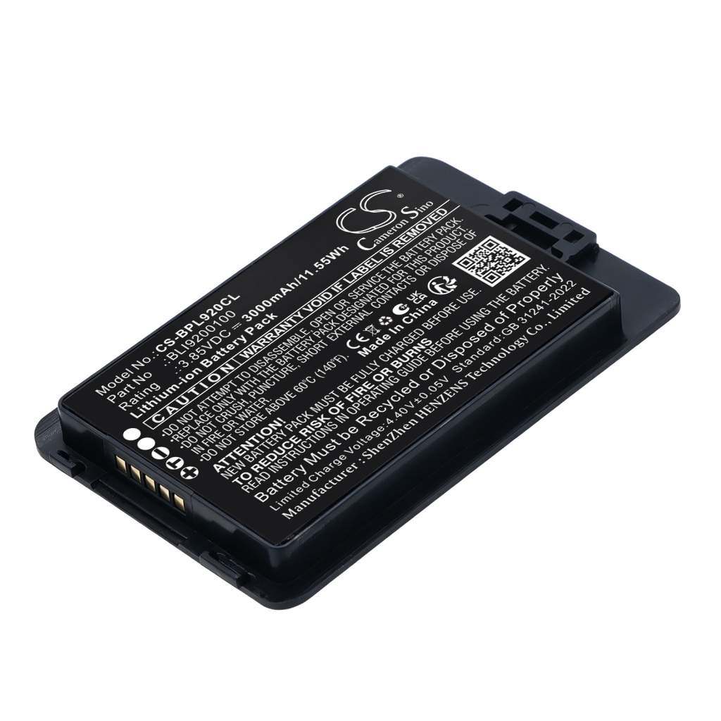 Batterier kompatibel med SpectraLink Versity 92 9240 9253 CS-BPL920CL