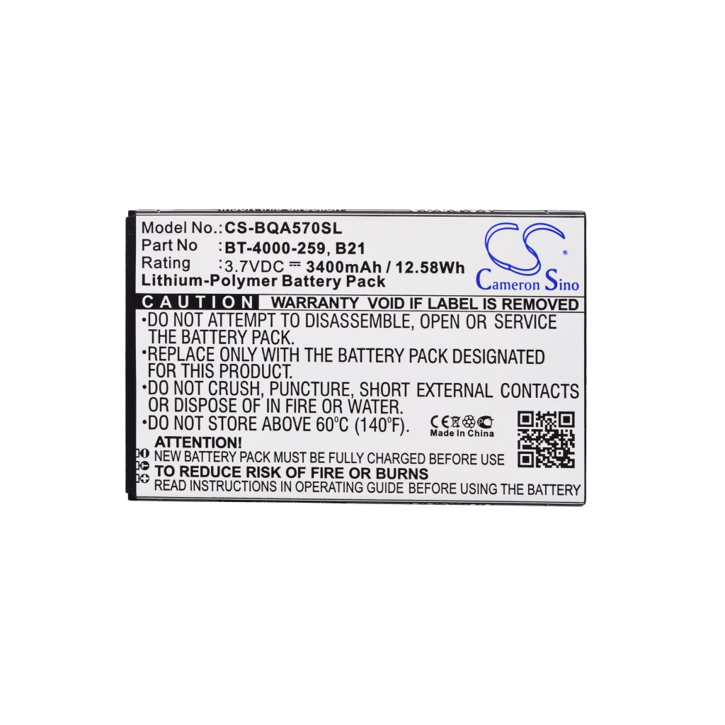 Batteri kompatibel med Bq CS-BQA570SL