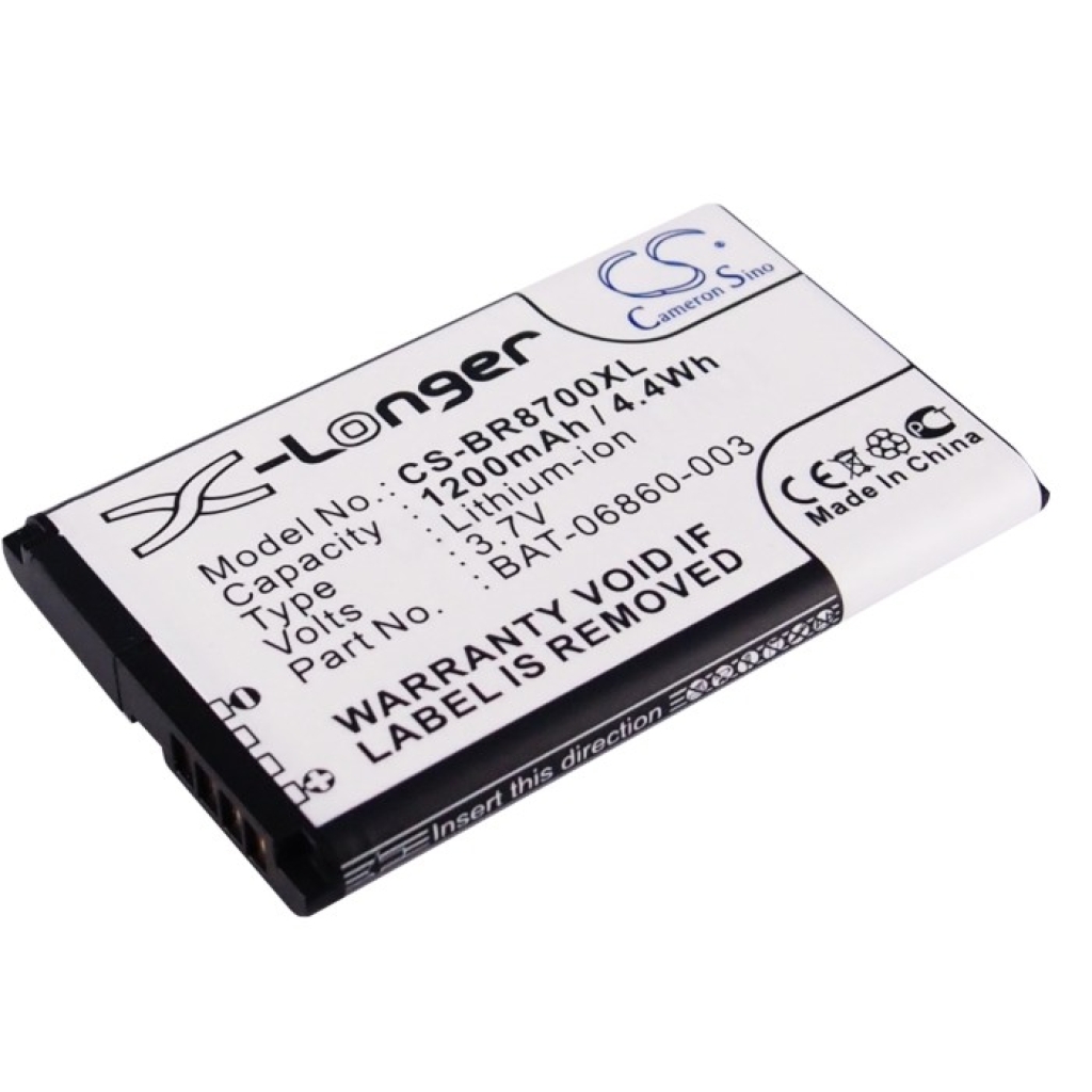 Cameron Sino X-Longer CS-BR8700XL 3,7V 1200mAh – frontetiket med X-Longer-logo