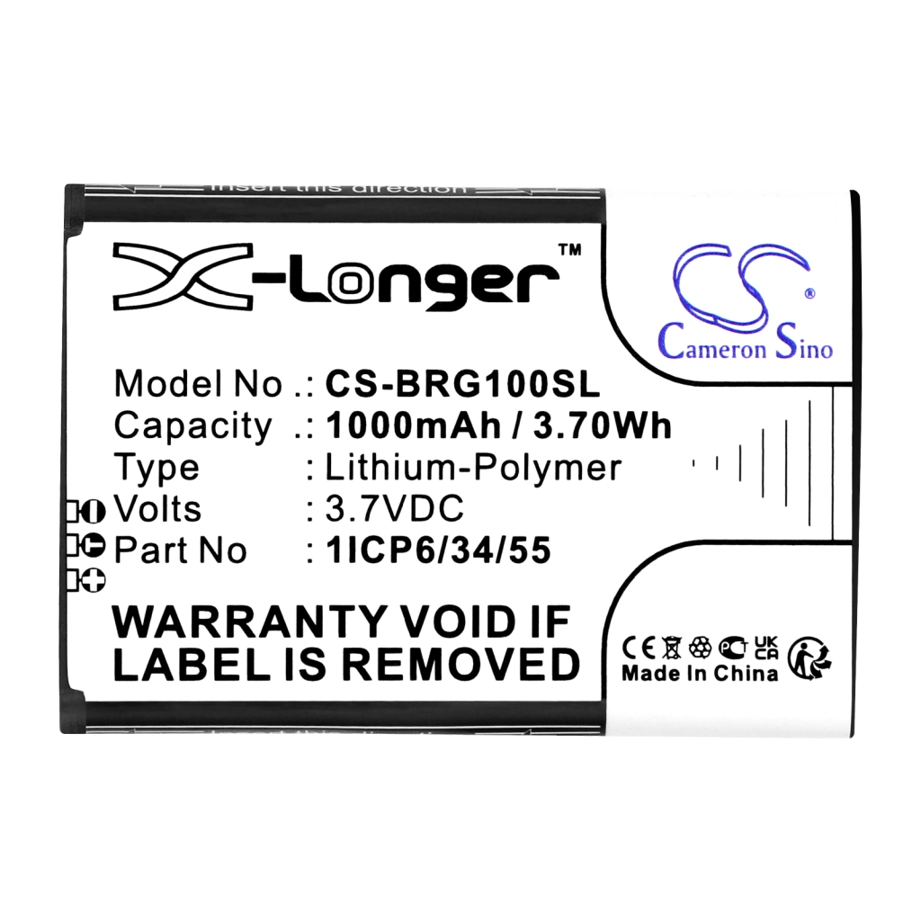Mobiltelefonbatteri Brondi CS-BRG100SL