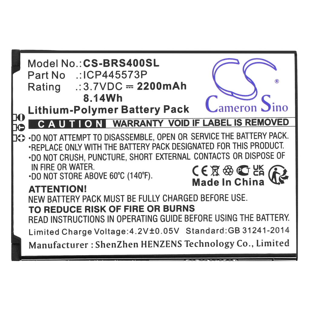 Mobiltelefonbatteri Brondi CS-BRS400SL
