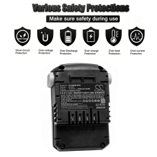 Kompatibel batteriudskiftning til Briggs & stratton 111-9639,5015704981826,593560,596088,597188...