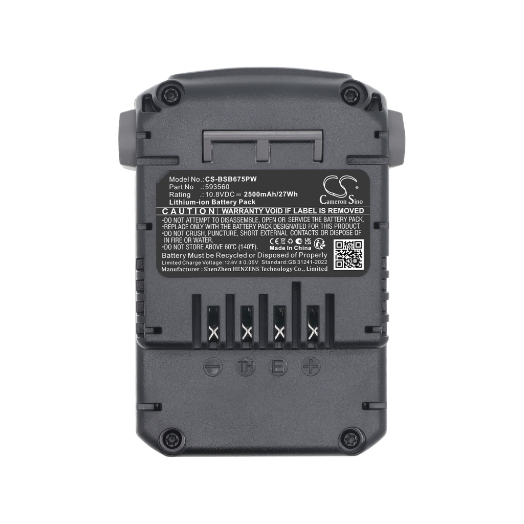 Batteri kompatibel med Briggs & stratton CS-BSB675PW
