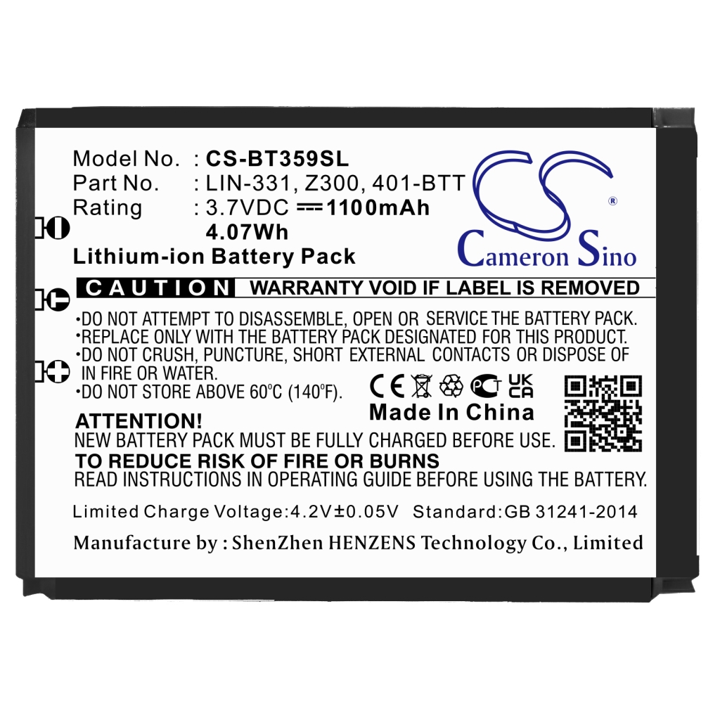Batterier Erstatter Z300