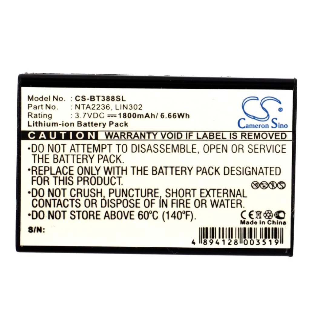 Batterier Erstatter NTA2236