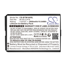 Kompatibel batteriudskiftning til Benton M100-CAT6