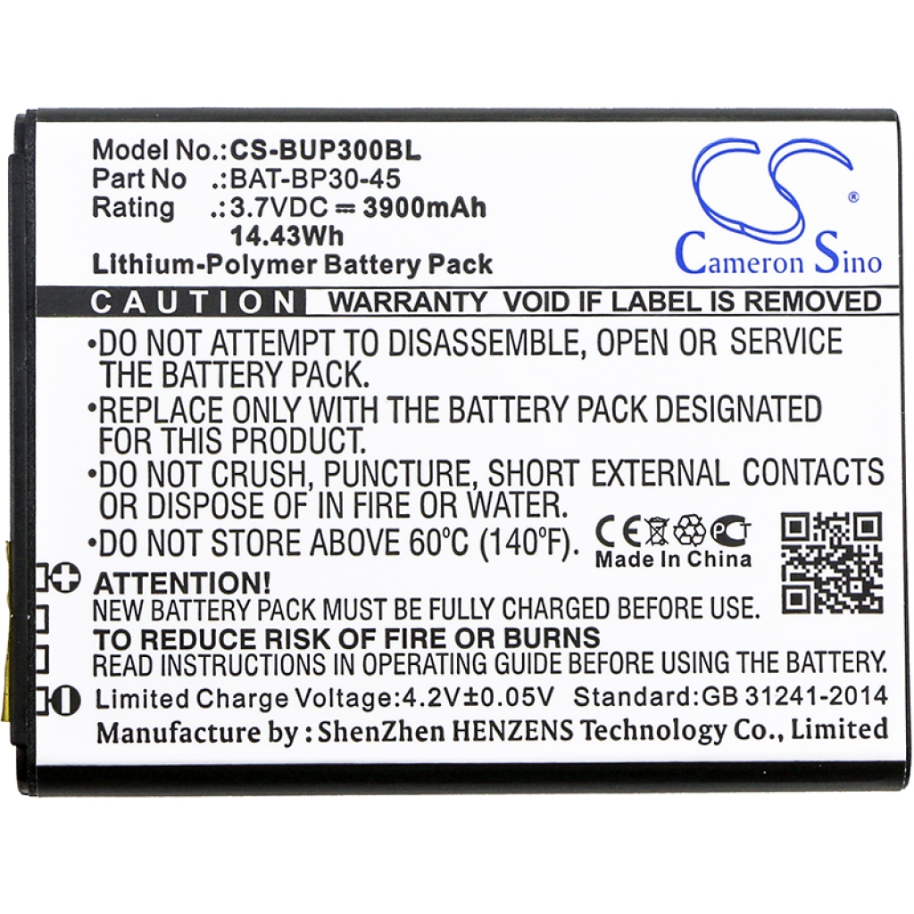 Batteries BarCode, Scanner Battery CS-BUP300BL