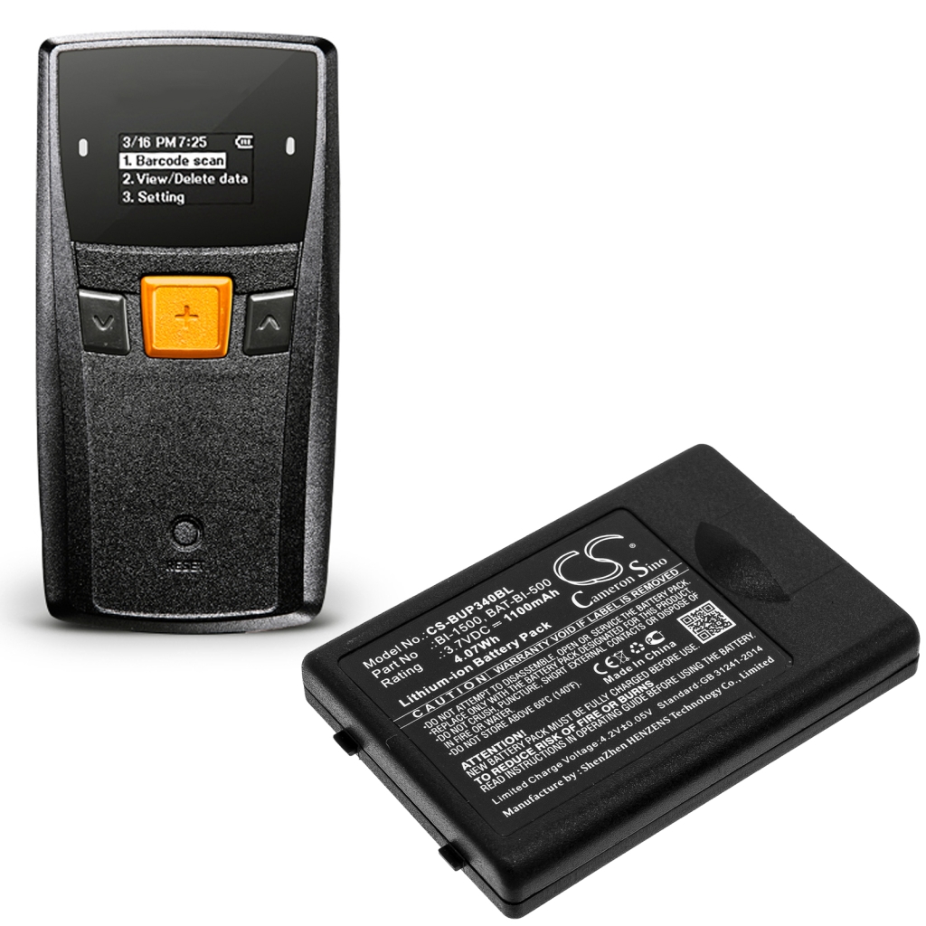 Batteries BarCode, Scanner Battery CS-BUP340BL