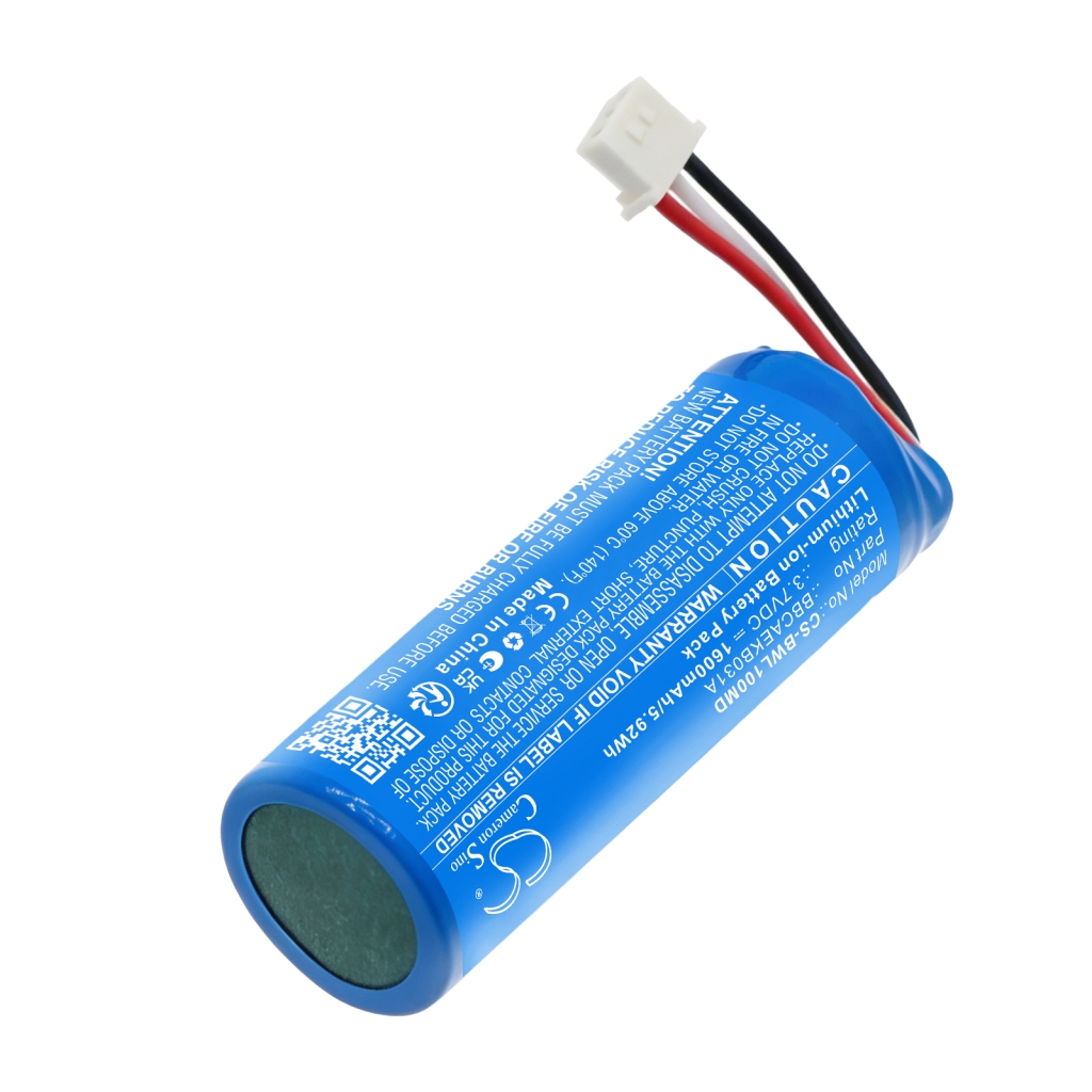 Cameron Sino CS-BWL100MD 3,7V 1600mAh cylindrisk Li-ion celle med hvid JST stik