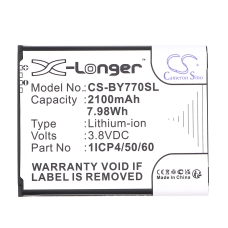 Kompatibel batteriudskiftning til VTech 1ICP4/50/60-210AR