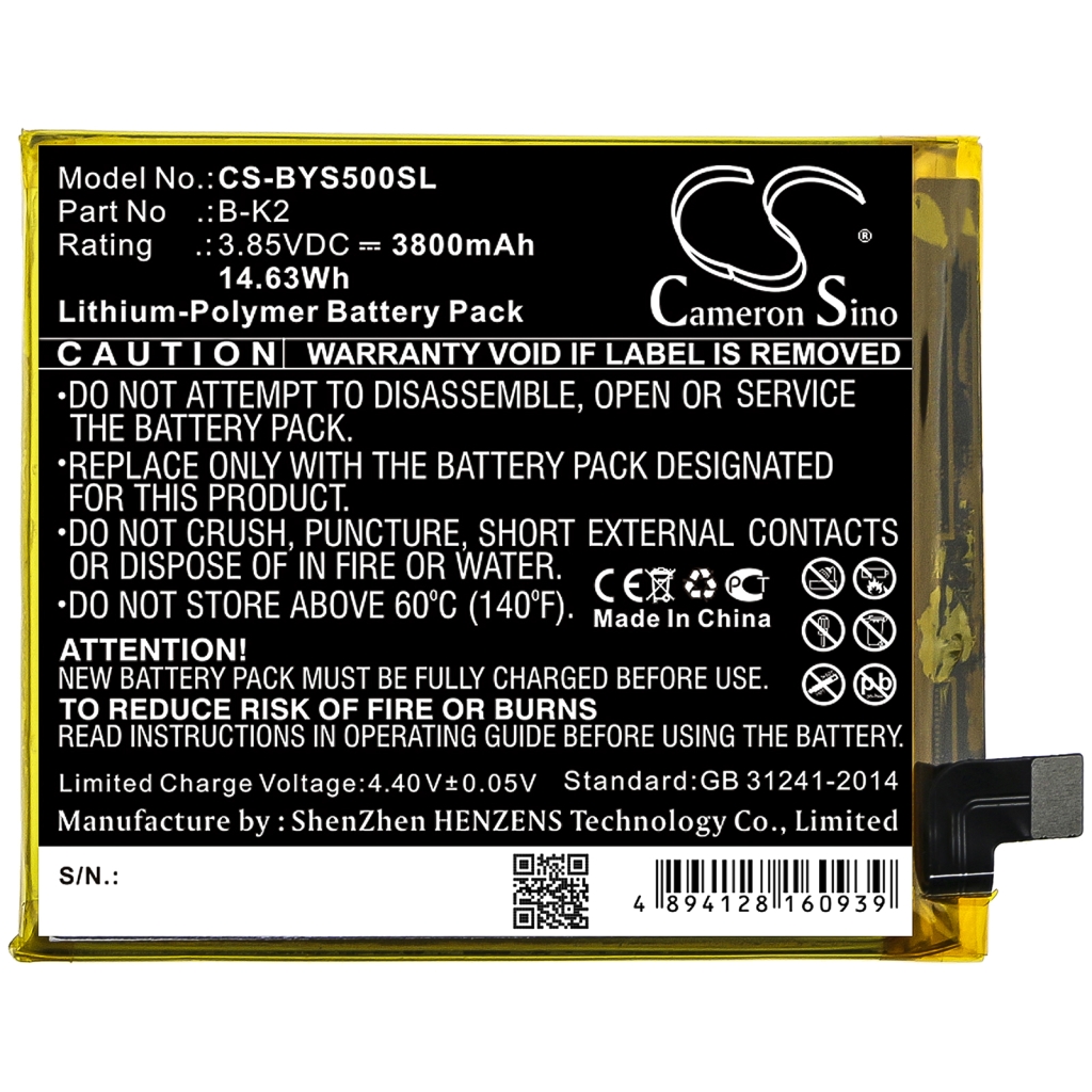 Mobiltelefonbatteri Vivo CS-BYS500SL