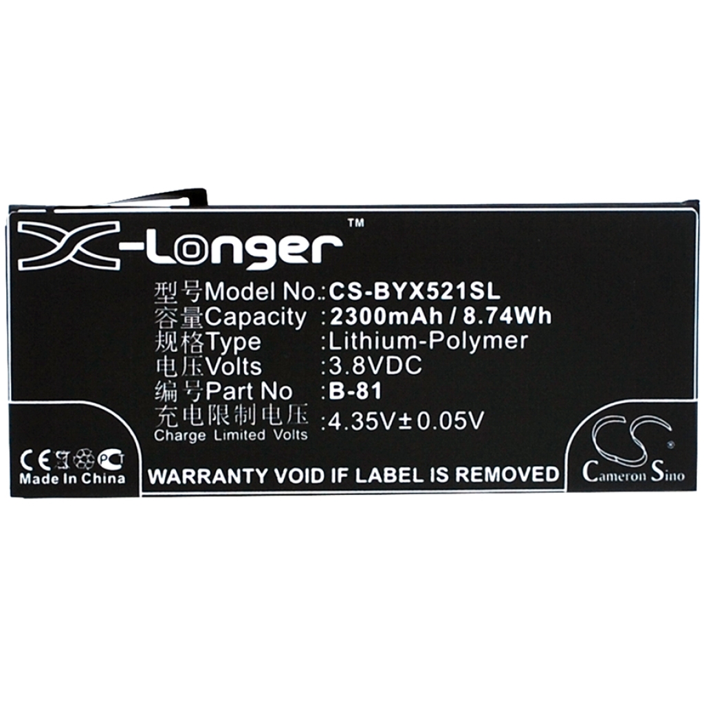 Mobiltelefonbatteri BBK CS-BYX521SL