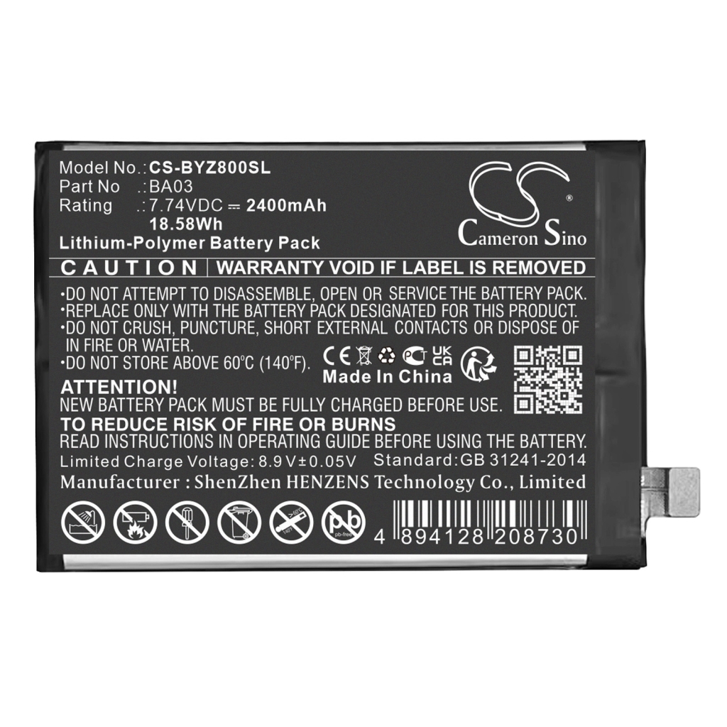 Mobiltelefonbatteri Vivo CS-BYZ800SL