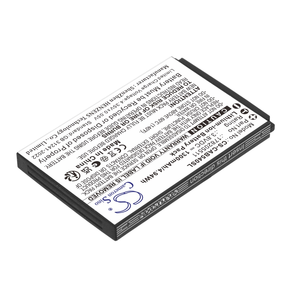 Batterier kompatibel med CAT B40 B40 CS-CAB540SL