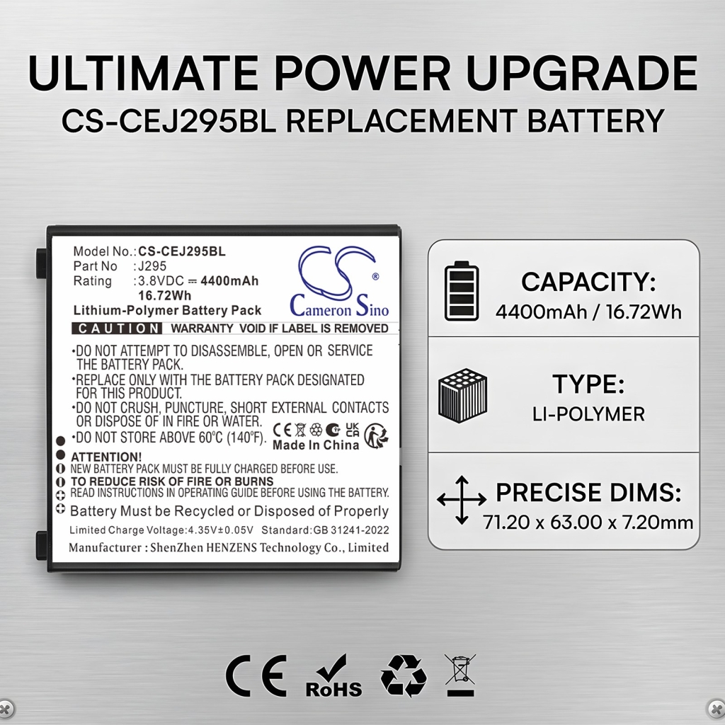 Batteri kompatibel med Capture CS-CEJ295BL