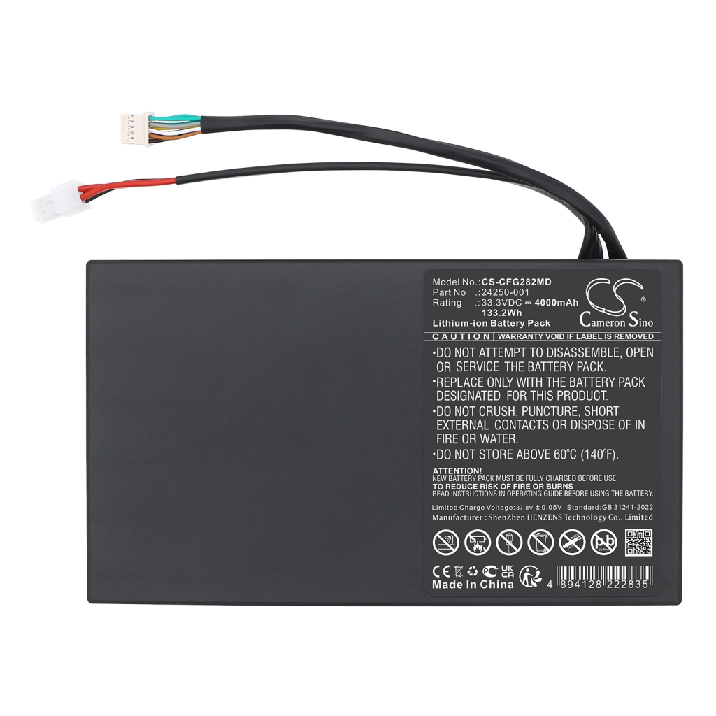 Batteri kompatibel med Carefusion CS-CFG282MD