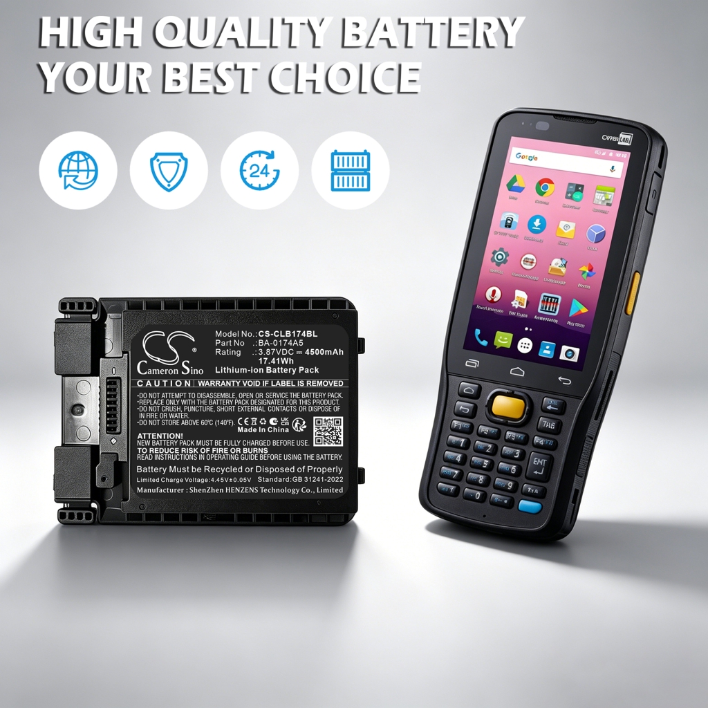 Batteri kompatibel med Cipherlab CS-CLB174BL
