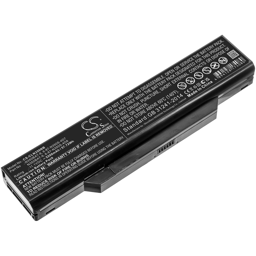 Notebookbatteri CLEVO CS-CLN350NB