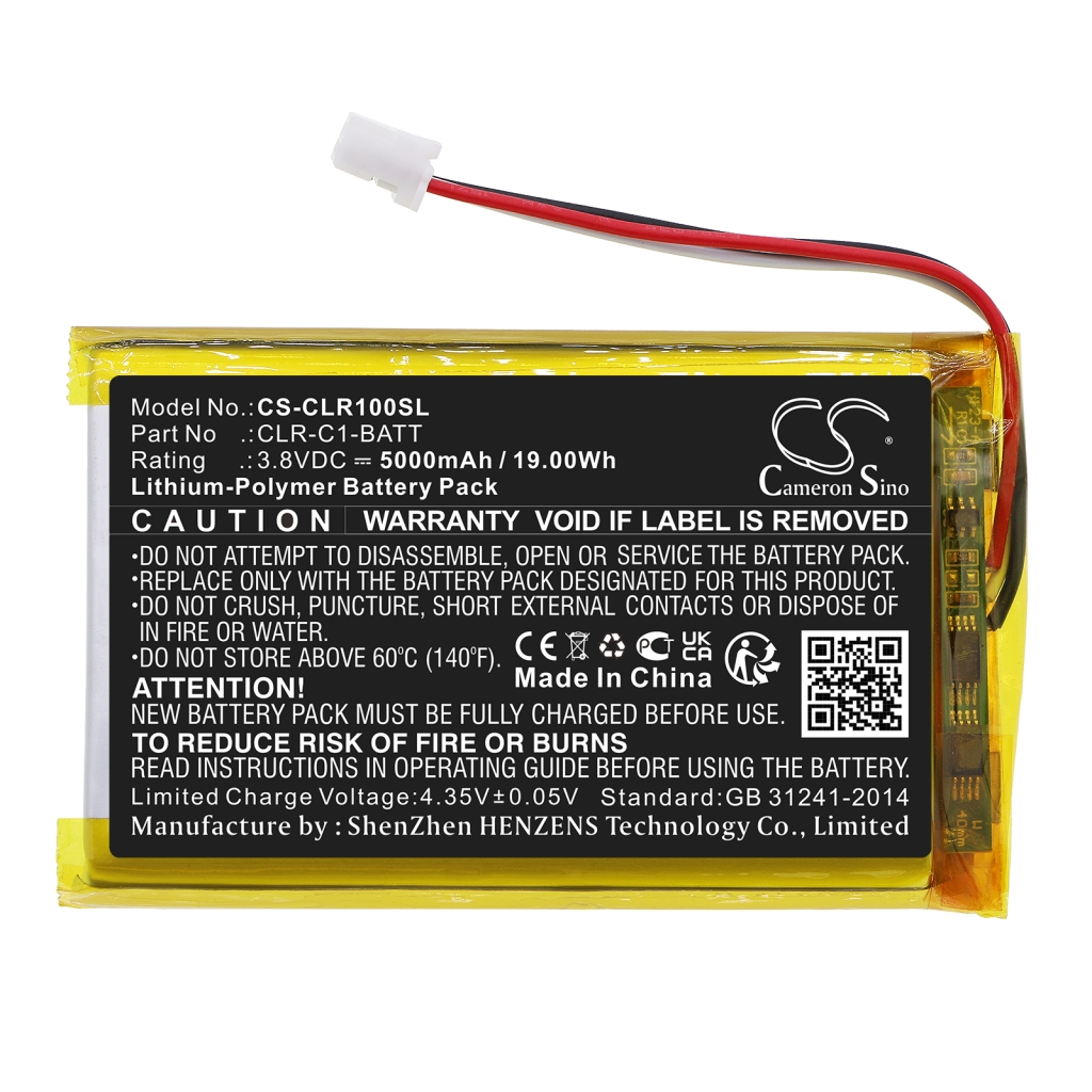 Smart home batteri Clareone CS-CLR100SL