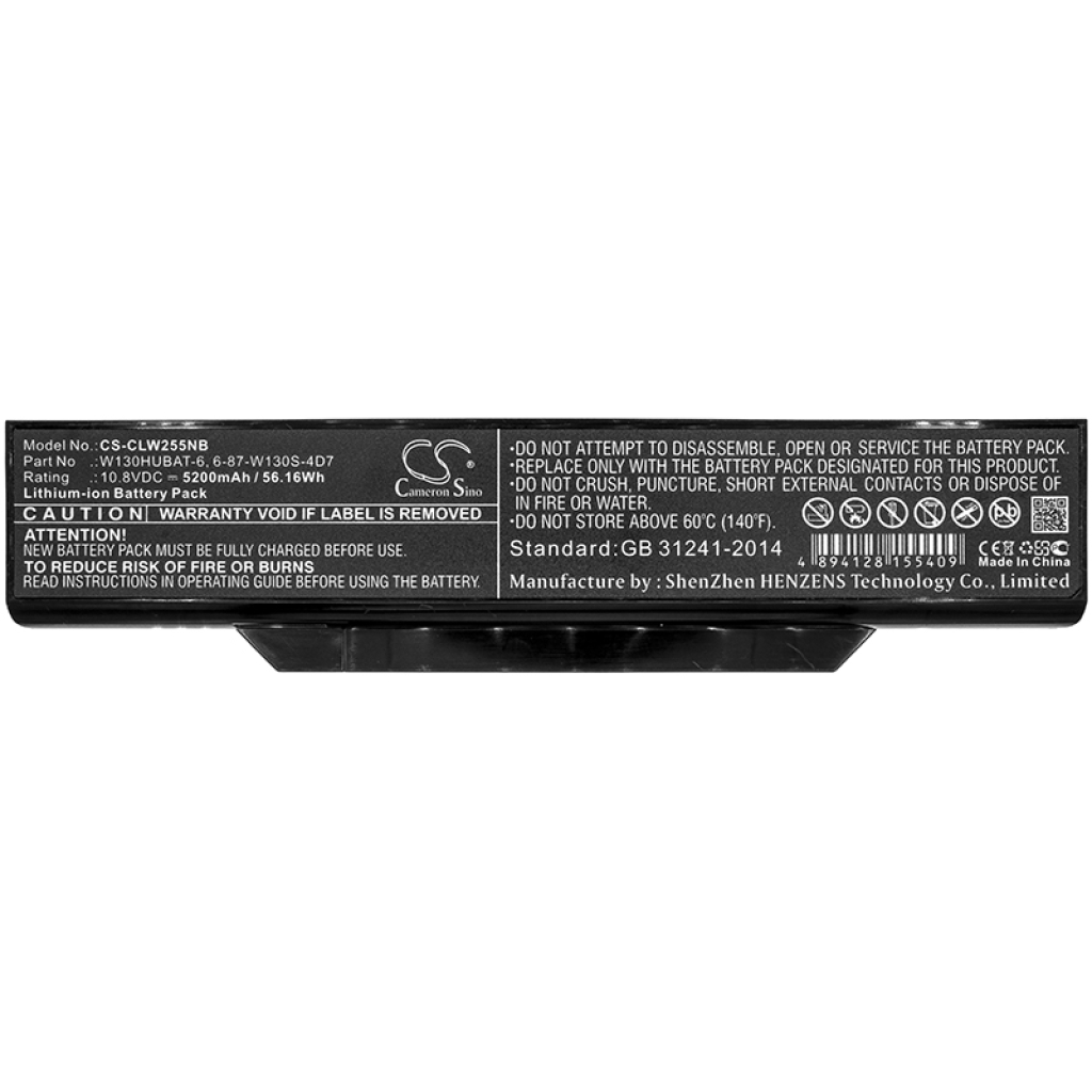 Notebookbatteri CLEVO CS-CLW255NB