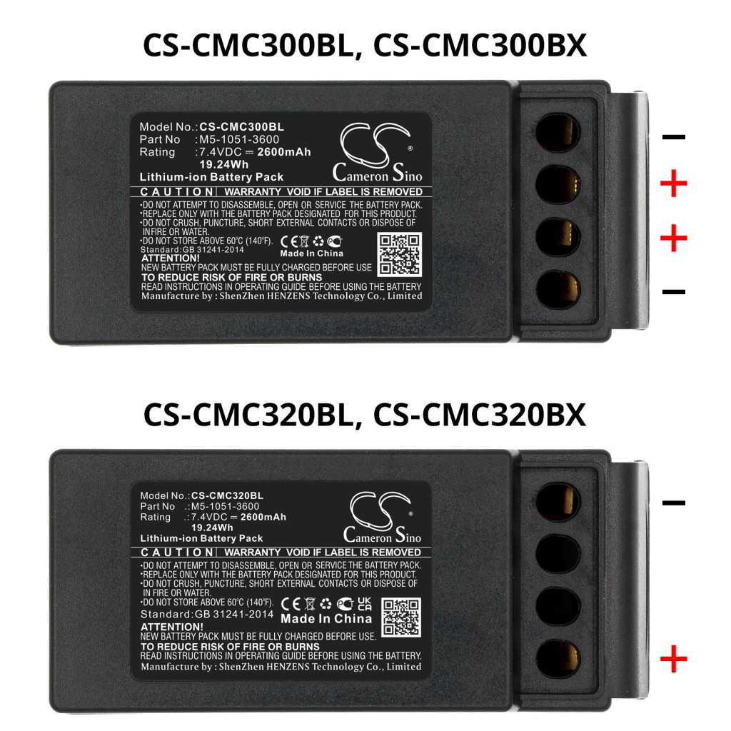 Industribatteri Cavotec CS-CMC320BL