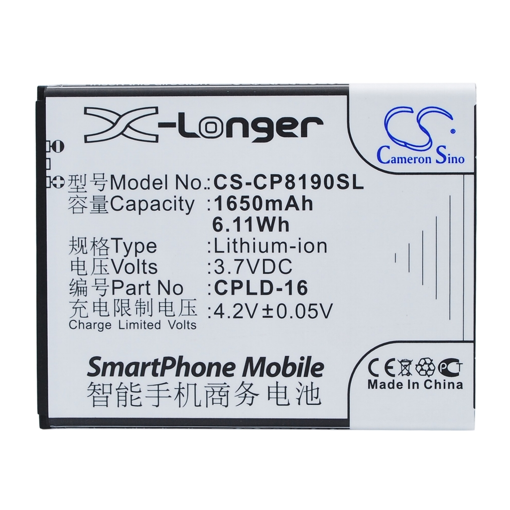 Batteri kompatibel med Coolpad CS-CP8190SL