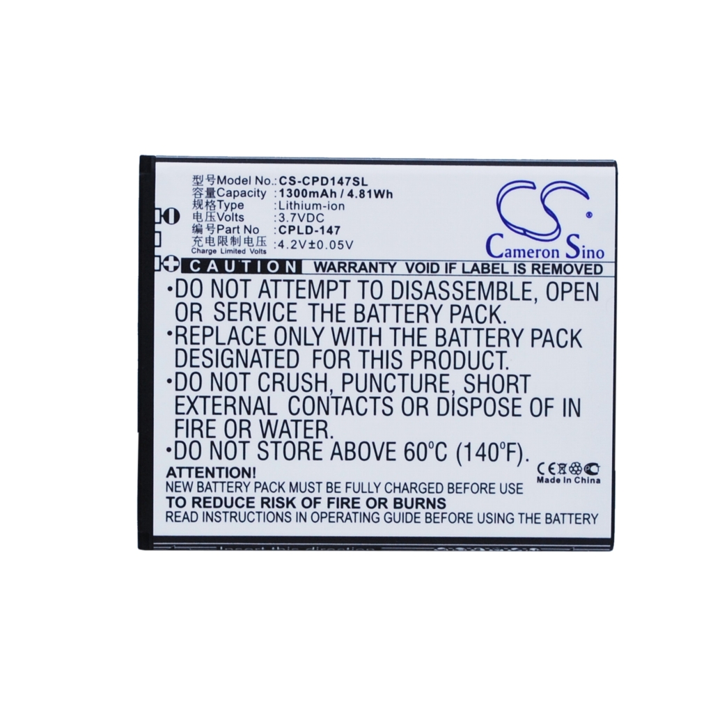 Mobiltelefonbatteri Coolpad CS-CPD147SL