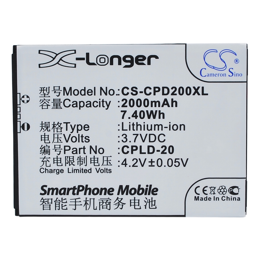 Batteri kompatibel med Coolpad CS-CPD200XL