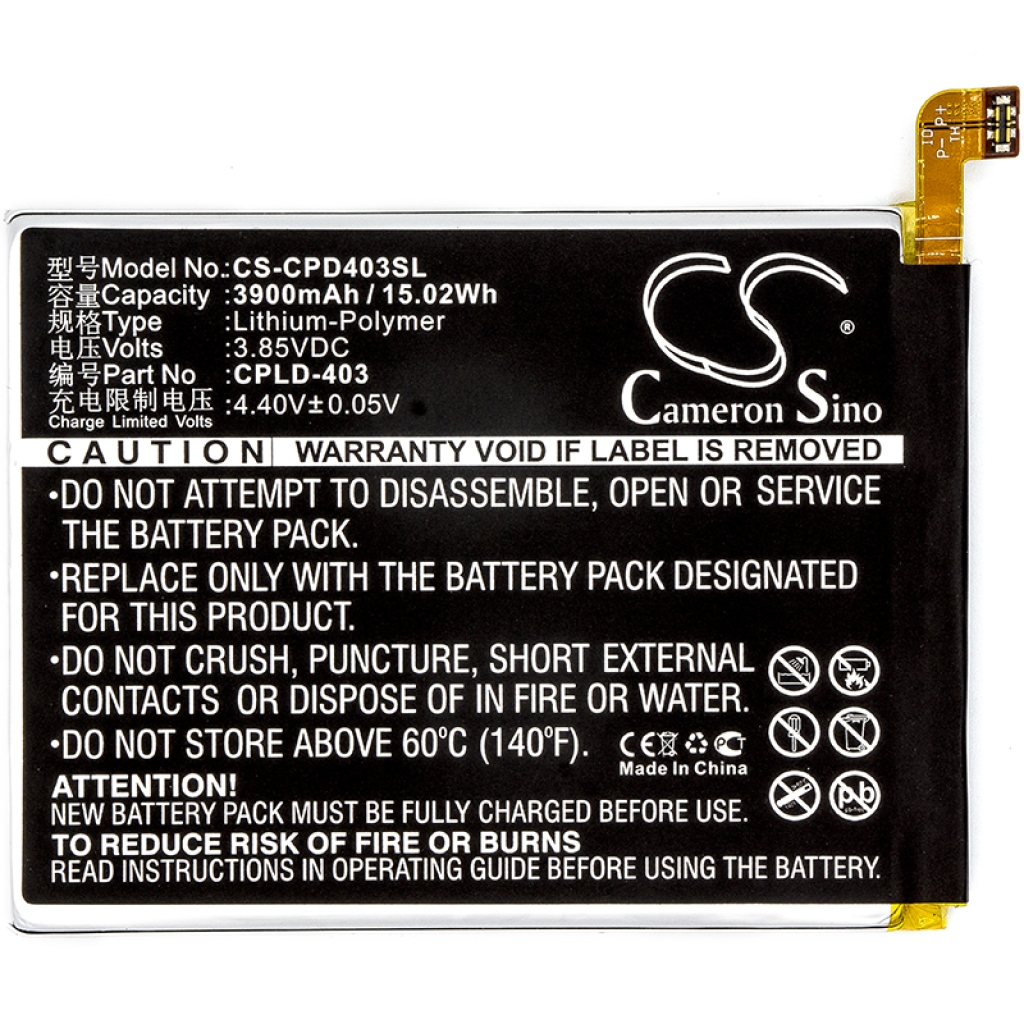 Mobiltelefonbatteri Coolpad CS-CPD403SL